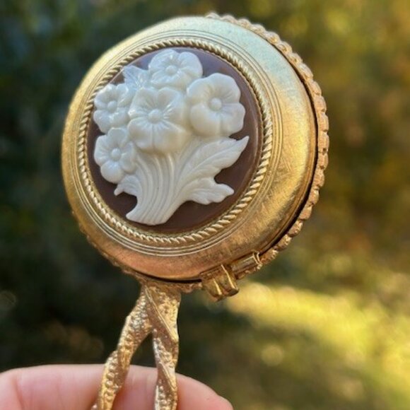 REVLON “Misty Rose - Love Pat” Hand Mirror NEW - COMPACT - Picture 3 of 8